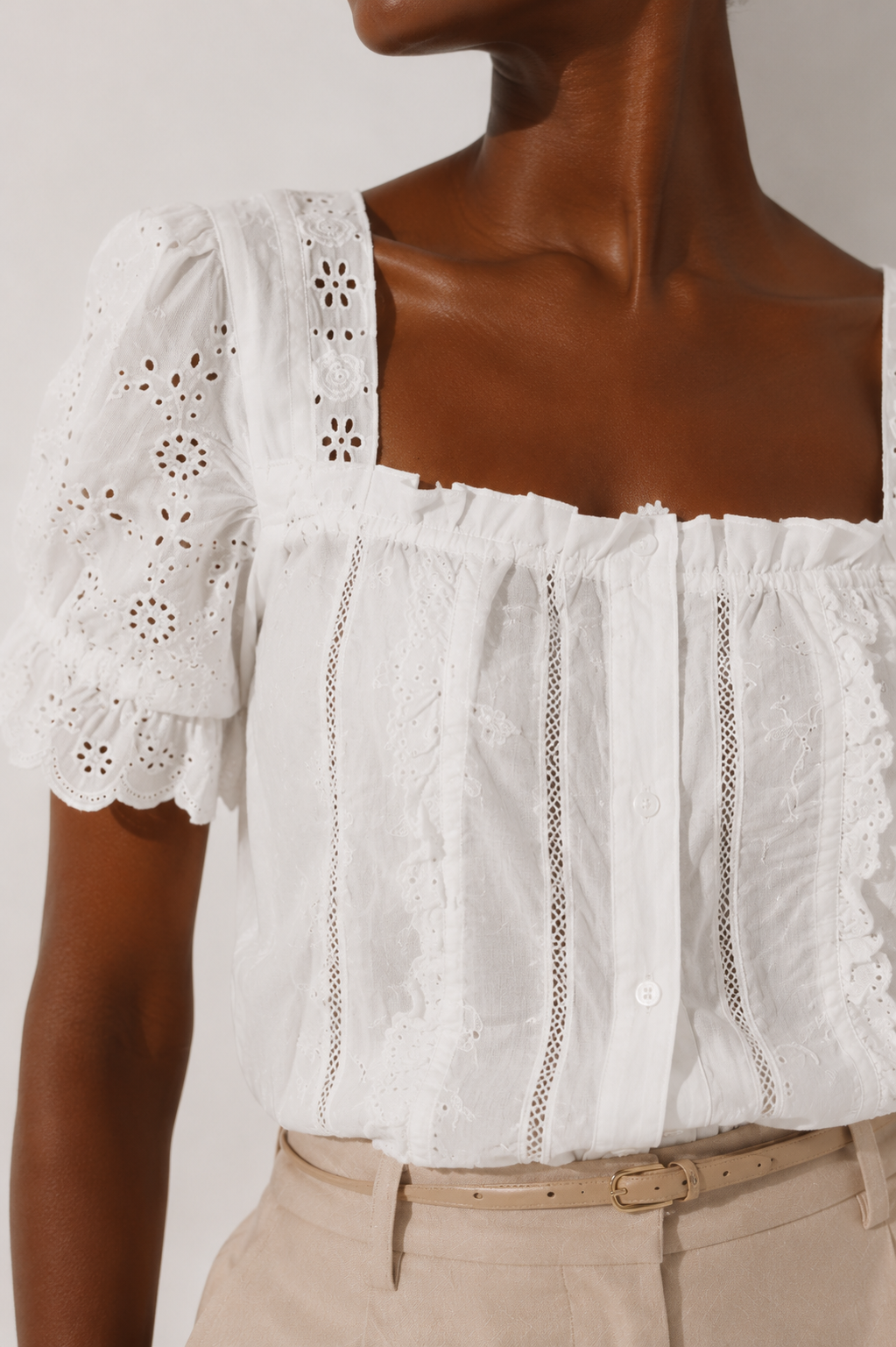 Blusa Leonor Bordada