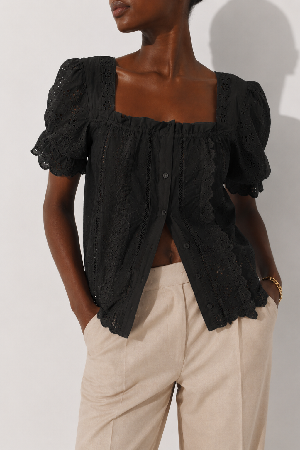 Blusa Leonor Bordada