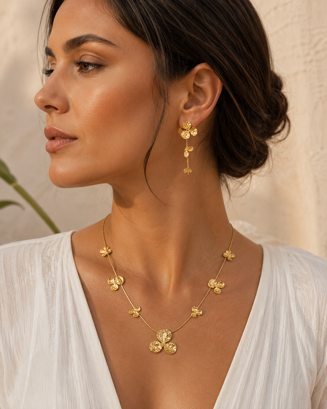 CONJUNTO FLOR DOURADA