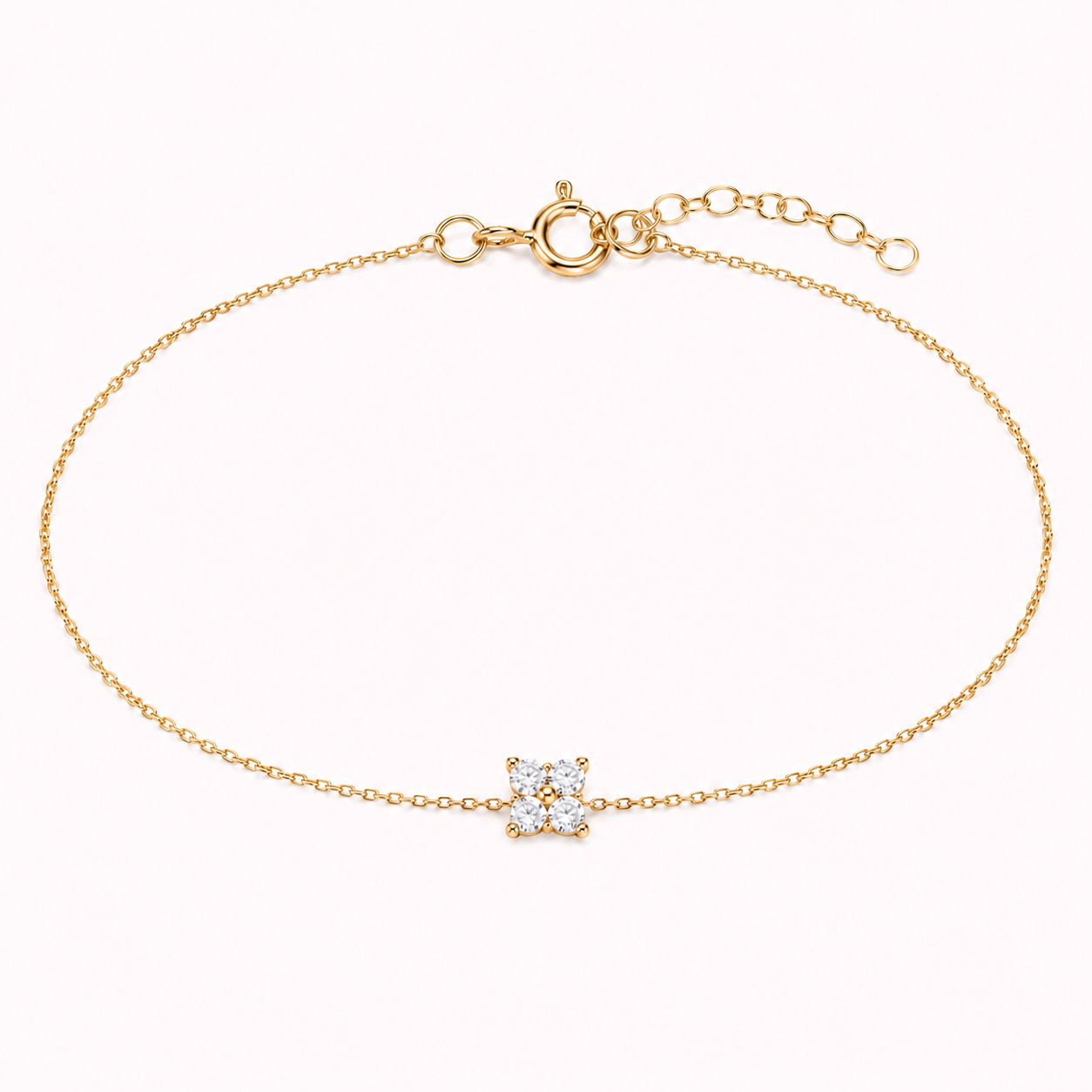 PULSEIRA TREVO ZIRCÓNIA